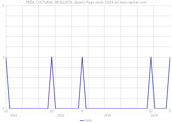 PEÑA CULTURAL SEVILLISTA (Spain) Page visits 2024 