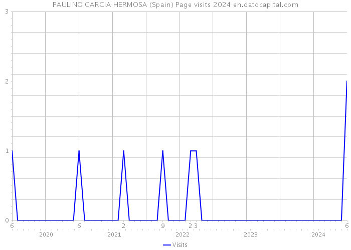 PAULINO GARCIA HERMOSA (Spain) Page visits 2024 