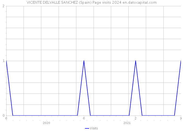 VICENTE DELVALLE SANCHEZ (Spain) Page visits 2024 