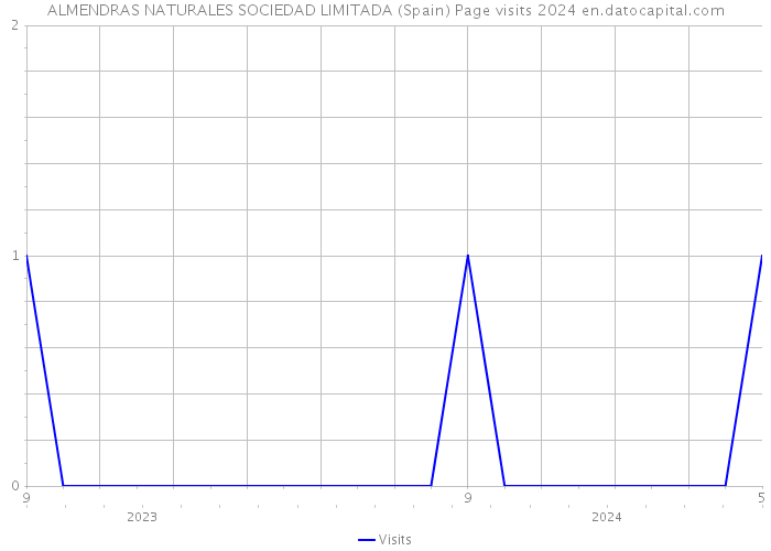 ALMENDRAS NATURALES SOCIEDAD LIMITADA (Spain) Page visits 2024 