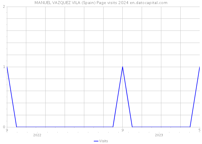 MANUEL VAZQUEZ VILA (Spain) Page visits 2024 