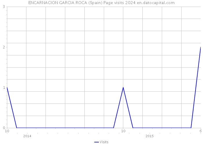 ENCARNACION GARCIA ROCA (Spain) Page visits 2024 