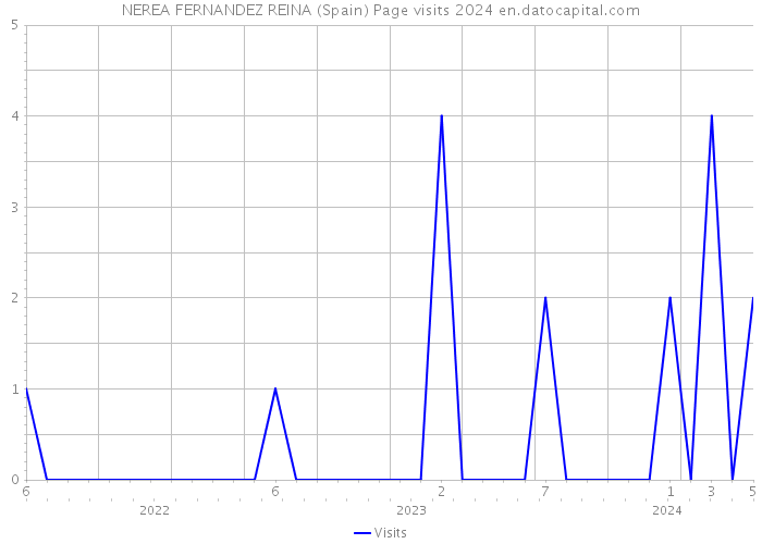 NEREA FERNANDEZ REINA (Spain) Page visits 2024 