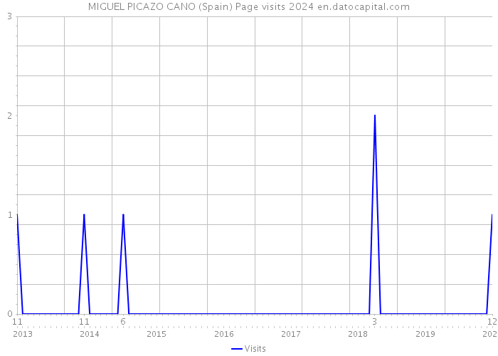 MIGUEL PICAZO CANO (Spain) Page visits 2024 