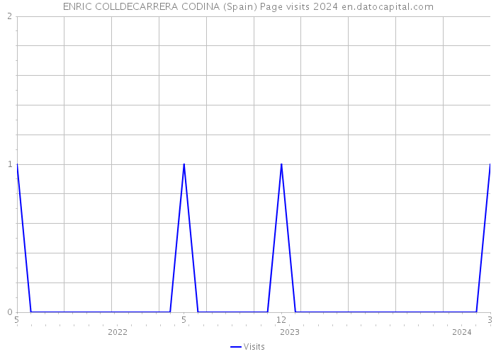 ENRIC COLLDECARRERA CODINA (Spain) Page visits 2024 