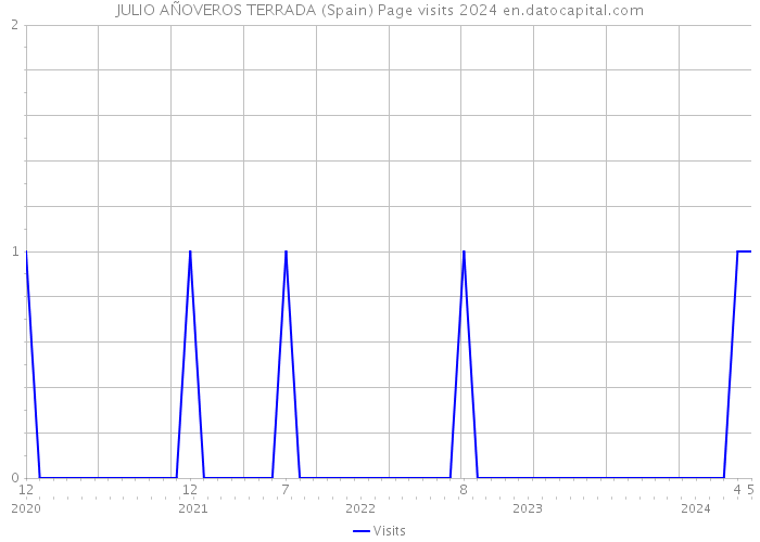 JULIO AÑOVEROS TERRADA (Spain) Page visits 2024 