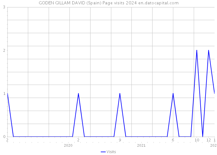 GODEN GILLAM DAVID (Spain) Page visits 2024 