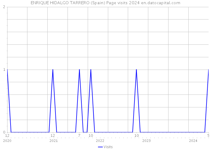 ENRIQUE HIDALGO TARRERO (Spain) Page visits 2024 