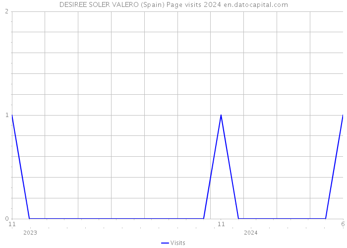 DESIREE SOLER VALERO (Spain) Page visits 2024 