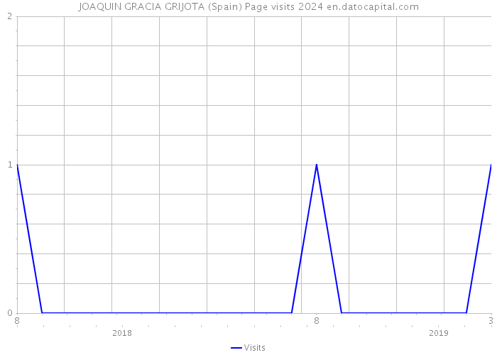 JOAQUIN GRACIA GRIJOTA (Spain) Page visits 2024 