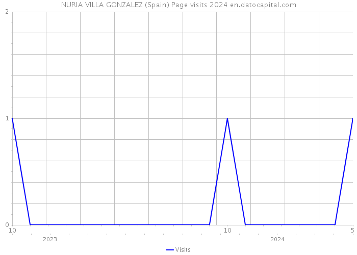 NURIA VILLA GONZALEZ (Spain) Page visits 2024 