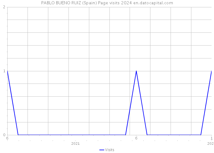 PABLO BUENO RUIZ (Spain) Page visits 2024 