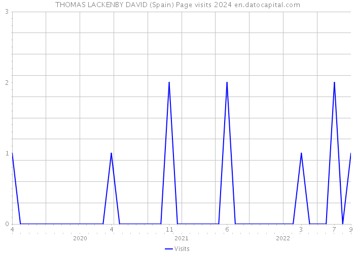 THOMAS LACKENBY DAVID (Spain) Page visits 2024 