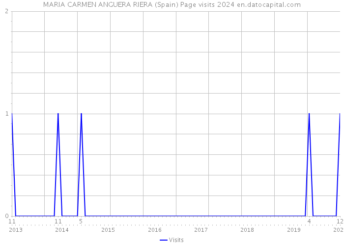 MARIA CARMEN ANGUERA RIERA (Spain) Page visits 2024 