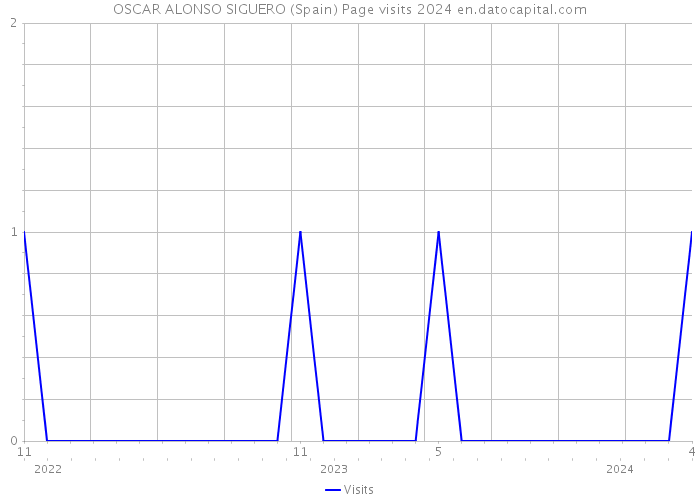 OSCAR ALONSO SIGUERO (Spain) Page visits 2024 