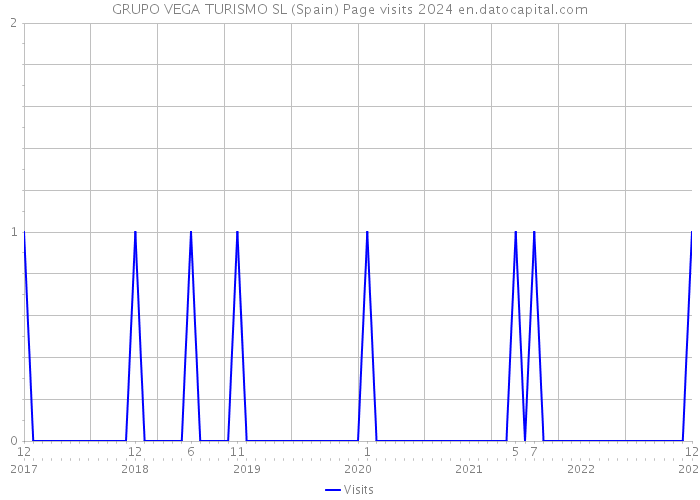 GRUPO VEGA TURISMO SL (Spain) Page visits 2024 