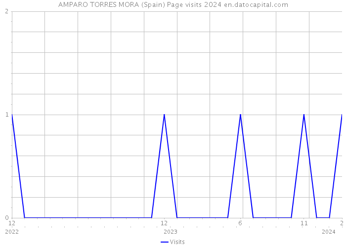 AMPARO TORRES MORA (Spain) Page visits 2024 