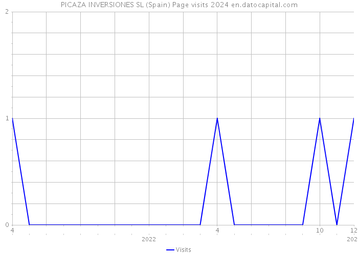 PICAZA INVERSIONES SL (Spain) Page visits 2024 