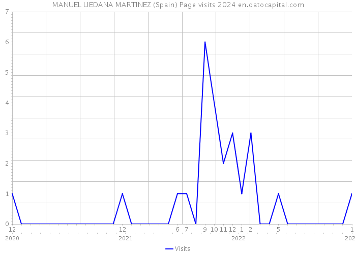 MANUEL LIEDANA MARTINEZ (Spain) Page visits 2024 