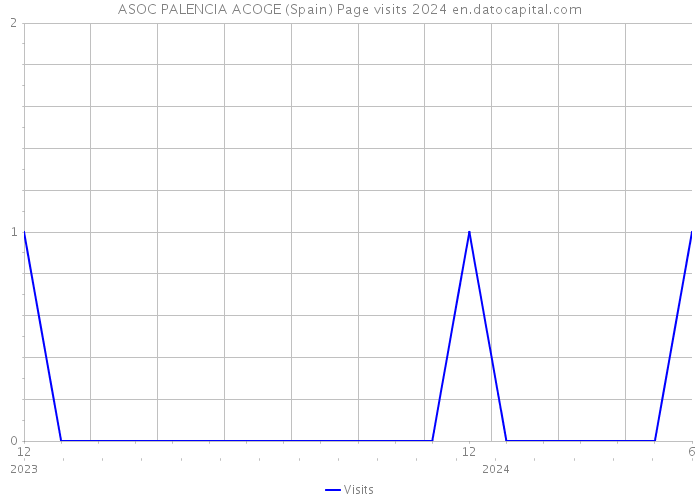 ASOC PALENCIA ACOGE (Spain) Page visits 2024 