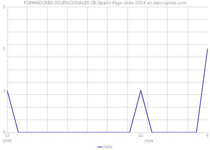 FORMADORES OCUPACIONALES CB (Spain) Page visits 2024 