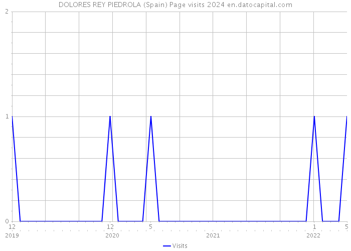 DOLORES REY PIEDROLA (Spain) Page visits 2024 