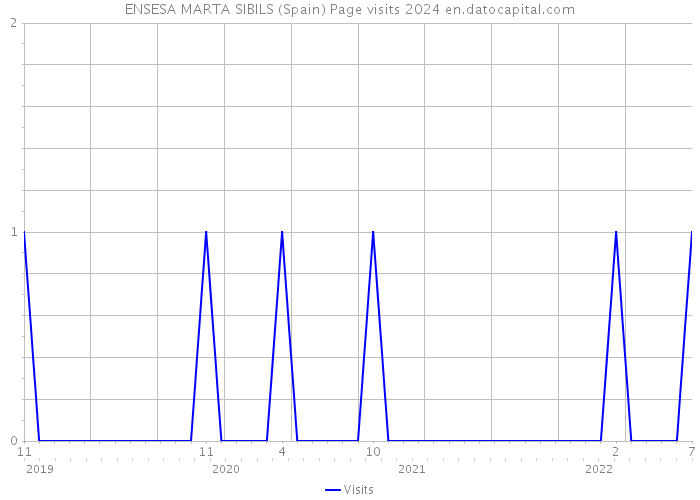 ENSESA MARTA SIBILS (Spain) Page visits 2024 