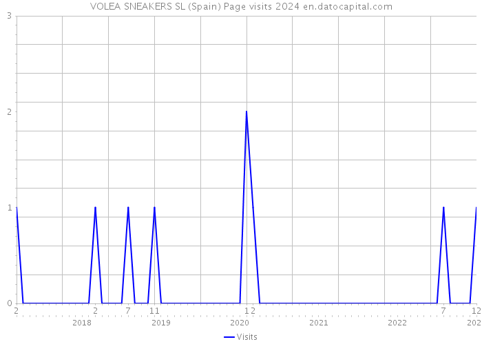VOLEA SNEAKERS SL (Spain) Page visits 2024 