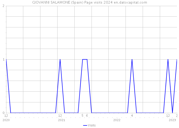GIOVANNI SALAMONE (Spain) Page visits 2024 