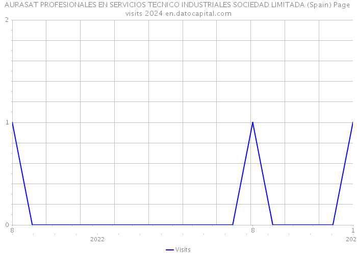 AURASAT PROFESIONALES EN SERVICIOS TECNICO INDUSTRIALES SOCIEDAD LIMITADA (Spain) Page visits 2024 