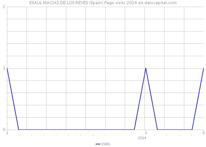 ESAUL MACIAS DE LOS REYES (Spain) Page visits 2024 