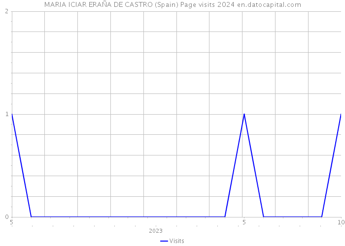 MARIA ICIAR ERAÑA DE CASTRO (Spain) Page visits 2024 