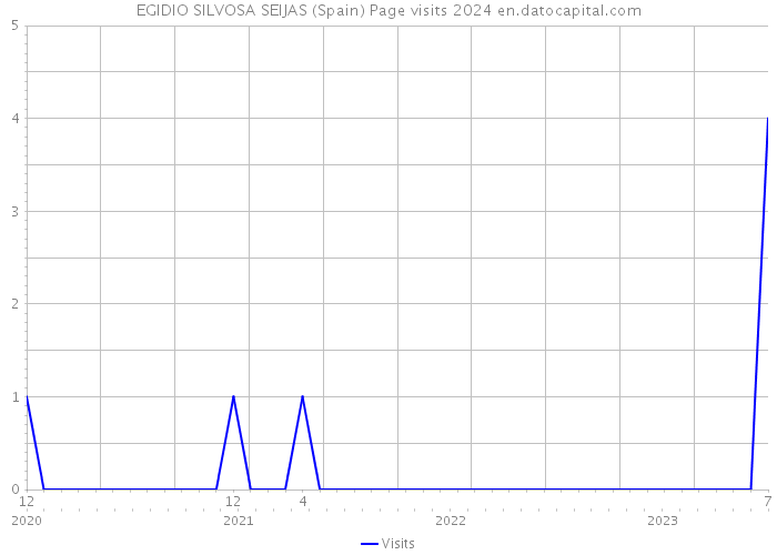 EGIDIO SILVOSA SEIJAS (Spain) Page visits 2024 