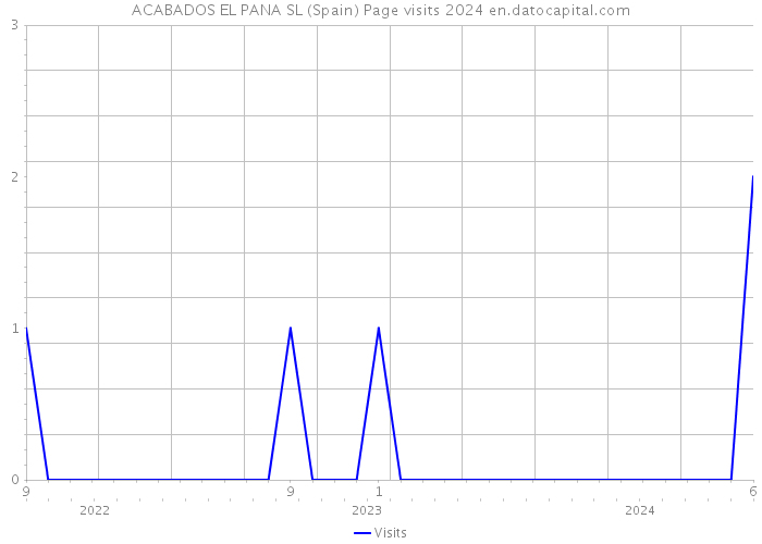 ACABADOS EL PANA SL (Spain) Page visits 2024 