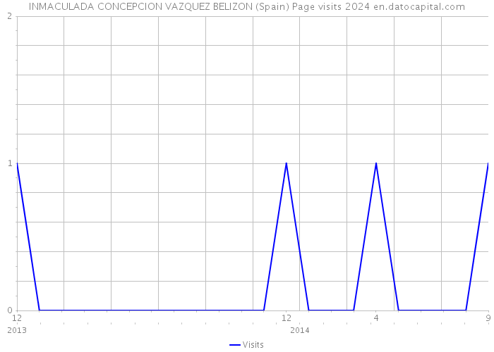 INMACULADA CONCEPCION VAZQUEZ BELIZON (Spain) Page visits 2024 