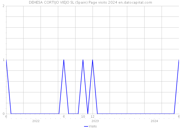 DEHESA CORTIJO VIEJO SL (Spain) Page visits 2024 