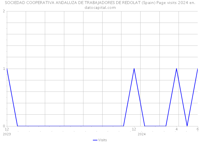 SOCIEDAD COOPERATIVA ANDALUZA DE TRABAJADORES DE REDOLAT (Spain) Page visits 2024 
