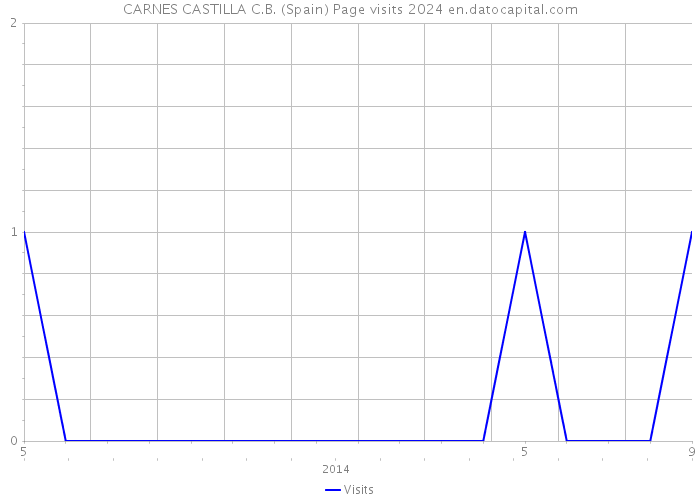 CARNES CASTILLA C.B. (Spain) Page visits 2024 