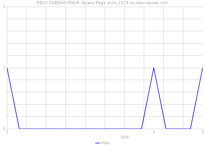 FELIX IGLESIAS INSUA (Spain) Page visits 2024 