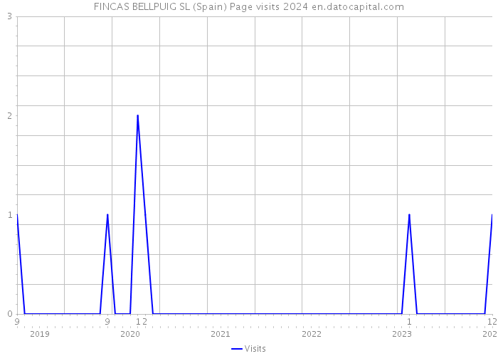 FINCAS BELLPUIG SL (Spain) Page visits 2024 
