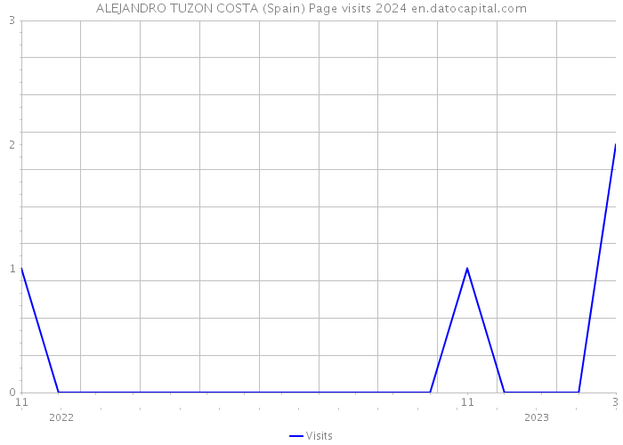 ALEJANDRO TUZON COSTA (Spain) Page visits 2024 
