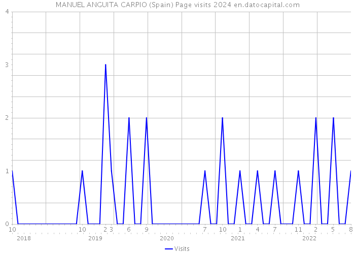 MANUEL ANGUITA CARPIO (Spain) Page visits 2024 