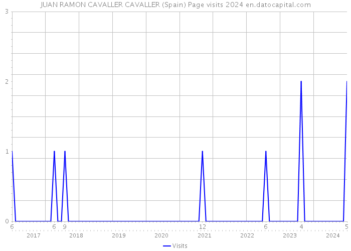 JUAN RAMON CAVALLER CAVALLER (Spain) Page visits 2024 