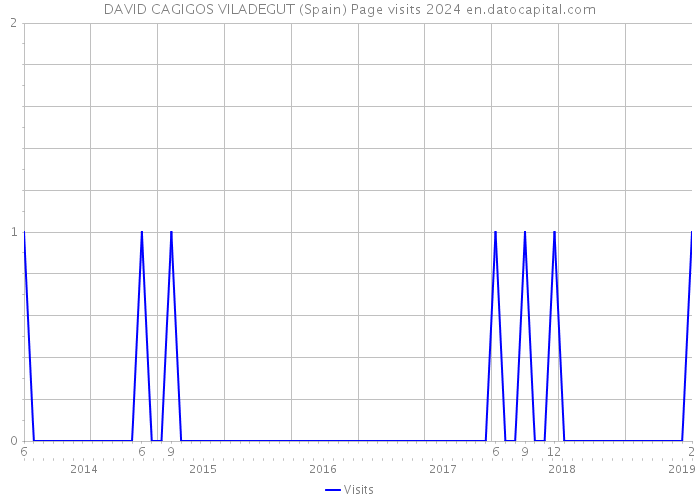 DAVID CAGIGOS VILADEGUT (Spain) Page visits 2024 