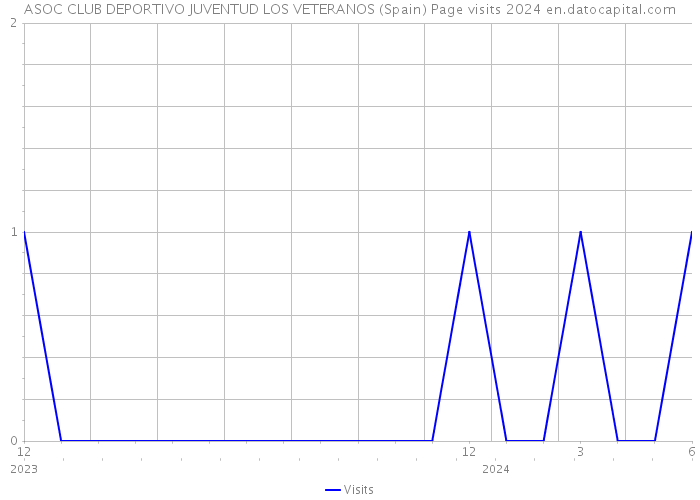 ASOC CLUB DEPORTIVO JUVENTUD LOS VETERANOS (Spain) Page visits 2024 