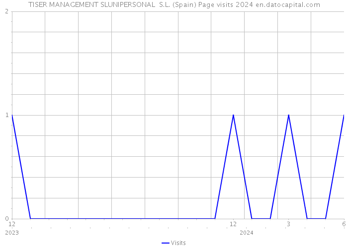 TISER MANAGEMENT SLUNIPERSONAL S.L. (Spain) Page visits 2024 