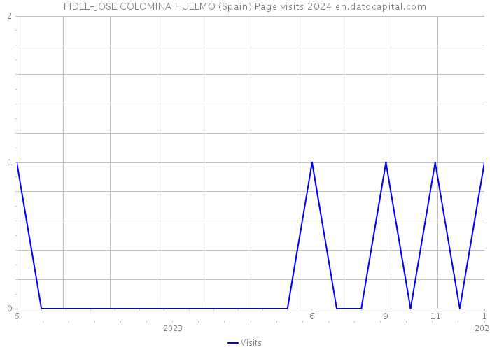 FIDEL-JOSE COLOMINA HUELMO (Spain) Page visits 2024 