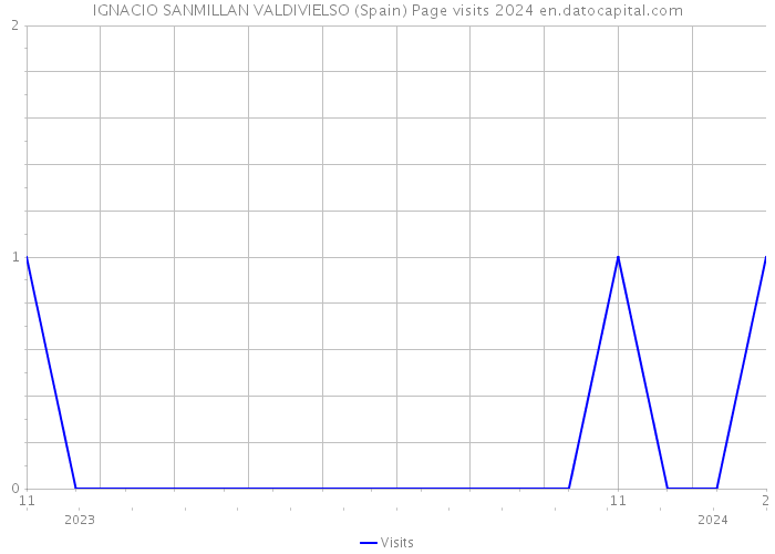 IGNACIO SANMILLAN VALDIVIELSO (Spain) Page visits 2024 