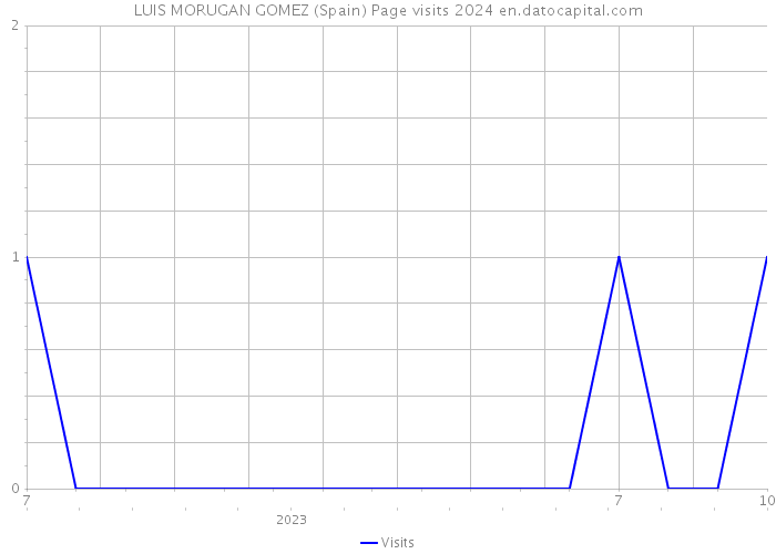 LUIS MORUGAN GOMEZ (Spain) Page visits 2024 