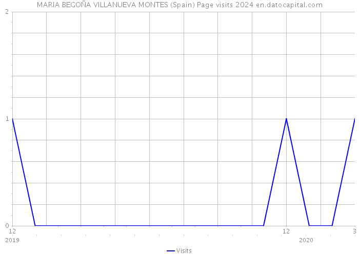 MARIA BEGOÑA VILLANUEVA MONTES (Spain) Page visits 2024 